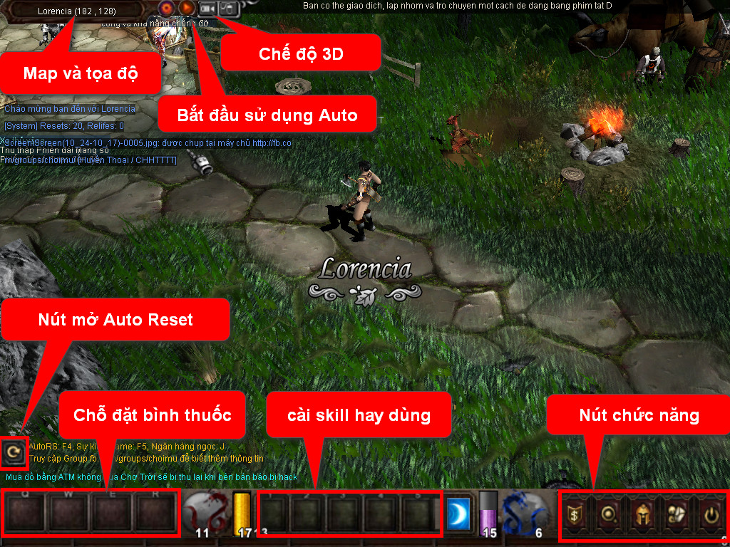 Chức năng chính của Game MU Bạo Chúa